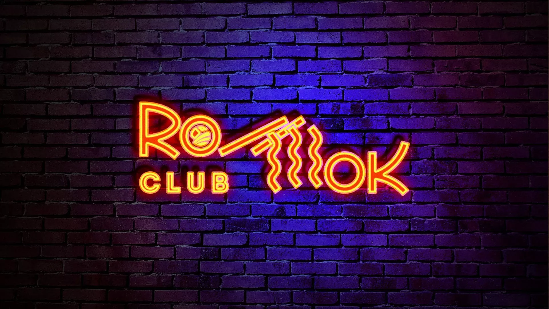 Разработка интерьерной вывески суши-бара «Roll Wok Club» в Барабинске