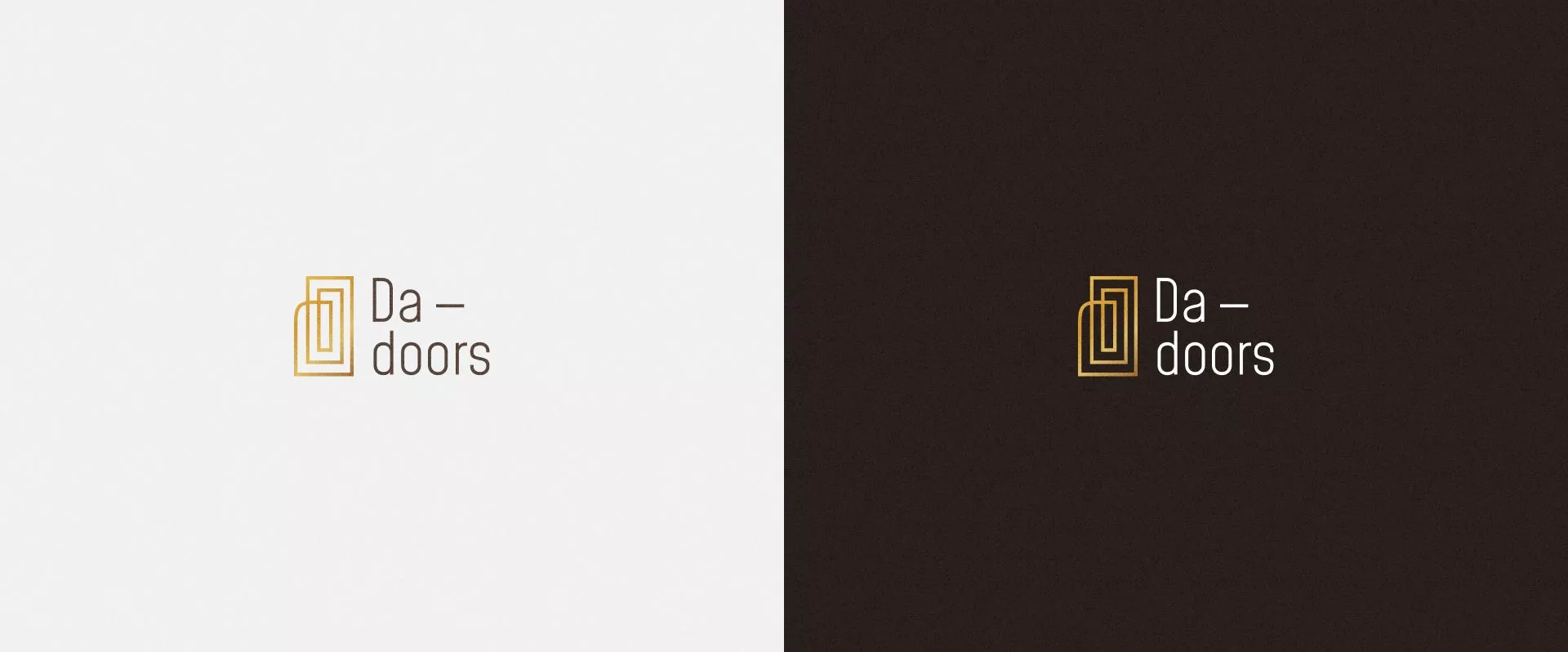 Разработка логотипа для компании «DA-DOORS» в Барабинске